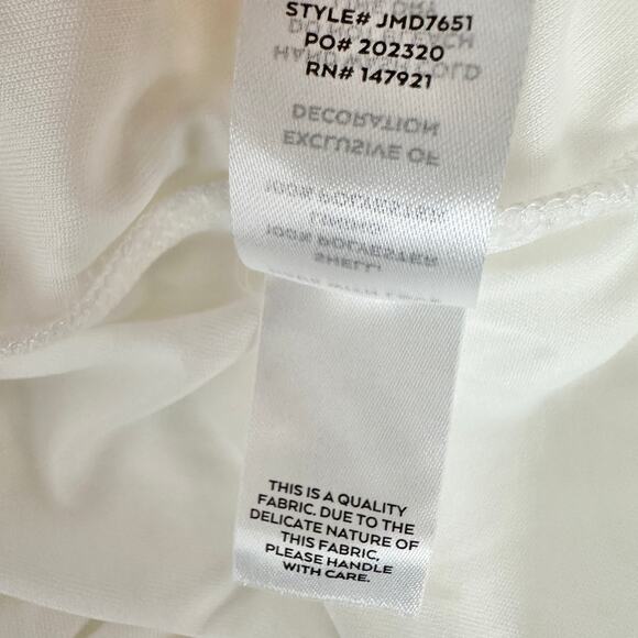 Lulus Look So Sweet White Embroidered Lace Mini Dress Party Ruffle XS NWT - Picture 9 of 13